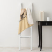 砂漠雨おもしろいカエル漫画イラストレーション シェルパブランケット (インサイチュ)