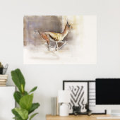 砂漠風 ポスター (ホームオフィス)