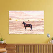 砂漠馬P8664 キャンバスプリント (インサイチュ (リビング))