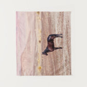 砂漠馬P8664 タペストリー (正面)