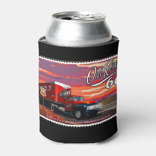 「砂漠66トラック輸送」 缶クーラー (缶正面)