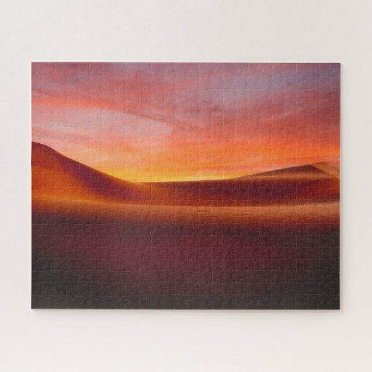 砂漠 |の転が砂漠の風景 ジグソーパズル (横)