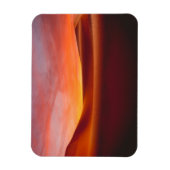 砂漠 |の転が砂漠の風景 マグネット (縦)