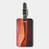 砂漠 |の転が砂漠の風景 ラゲッジタグ (正面縦)