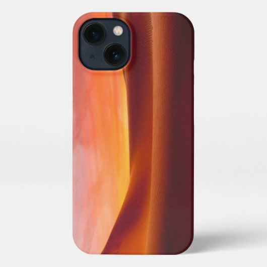 砂漠 |の転が砂漠の風景 iPhoneケース (裏面)