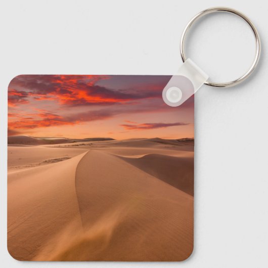 砂漠 |アラブ統一された首長国連邦 キーホルダー (裏面)