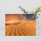 砂漠 |アラブ首長国統一されたの砂漠 サンキューカード (スタンド正面)