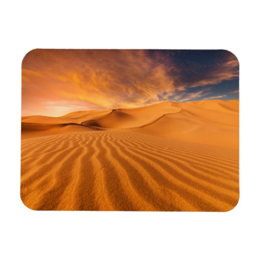 砂漠 |アラブ首長国統一されたの砂漠 マグネット (横)
