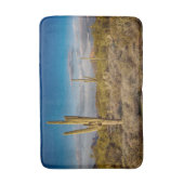 砂漠 |アリゾナ州，迷信山脈 バスマット (正面縦)