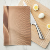 砂漠 |ア統一されたアラブ首長国連邦の砂丘 キッチンタオル (四つ折り)