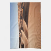 砂漠 |ア統一されたアラブ首長国連邦の砂丘 キッチンタオル (縦)