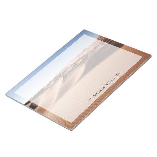 砂漠 |ア統一されたアラブ首長国連邦の砂丘 ノートパッド (アングル)