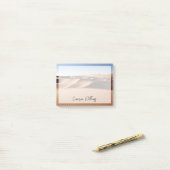 砂漠 |ア統一されたアラブ首長国連邦の砂丘 ポストイット (デスク上)