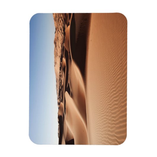 砂漠 |ア統一されたアラブ首長国連邦の砂丘 マグネット (縦)