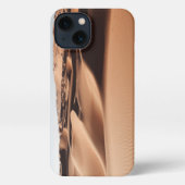 砂漠 |ア統一されたアラブ首長国連邦の砂丘 iPhoneケース (裏面)