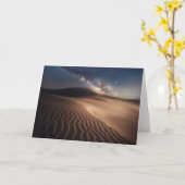砂漠 |オルドスシティモンゴル中国 カード (黄色い花)