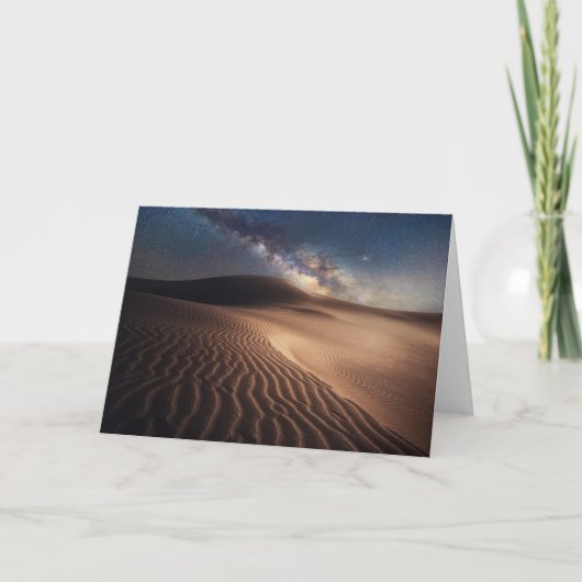 砂漠 |オルドスシティモンゴル中国 カード (正面)