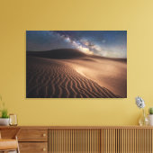 砂漠 |オルドスシティモンゴル中国 キャンバスプリント (インサイチュ (リビング))