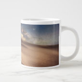 砂漠 |オルドスシティモンゴル中国 ジャンボコーヒーマグカップ (右)