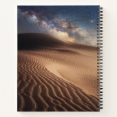 砂漠 |オルドスシティモンゴル中国 ノートブック (裏面)
