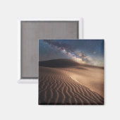 砂漠 |オルドスシティモンゴル中国 マグネット (正面/裏面)