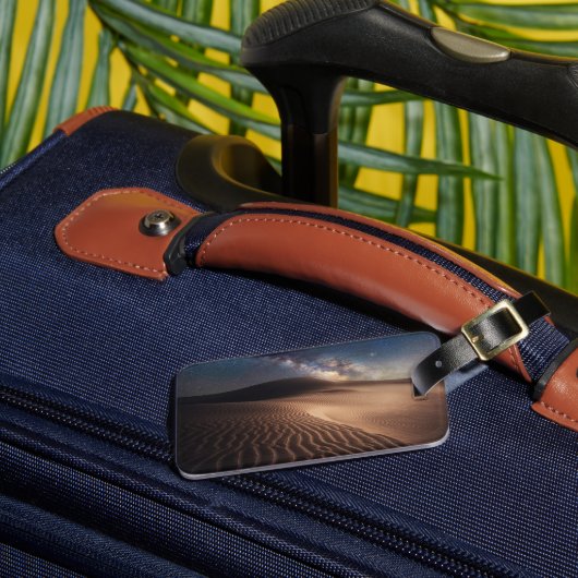 砂漠 |オルドスシティモンゴル中国 ラゲッジタグ (正面インサイチュ3)