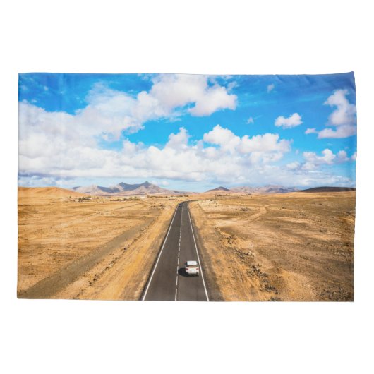 砂漠 |カナリア諸島,スペイン 枕カバー (裏面)