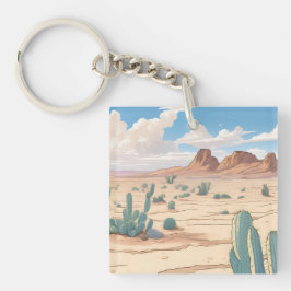 砂漠 キーホルダー
