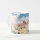 砂漠 コーヒーマグカップ (正面左)