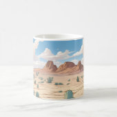 砂漠 コーヒーマグカップ (中央)