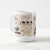 砂漠 コーヒーマグカップ (正面左)