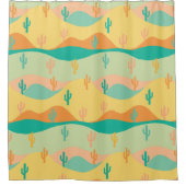 砂漠 シャワーカーテン (正面)