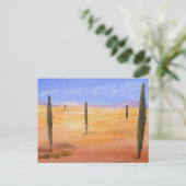 砂漠 – シュレアル ポストカード (スタンド正面)