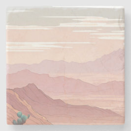 砂漠 ストーンコースター