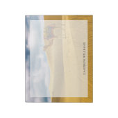 砂漠 |タールデザートラジャスターンインディアラクメル ノートパッド (回転)