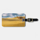 砂漠 |タールデザートラジャスターンインディアラクメル ラゲッジタグ (正面横)