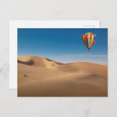 砂漠 |ドバイ砂漠の砂丘 ポストカード (正面/裏面)