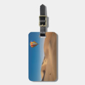 砂漠 |ドバイ砂漠の砂丘 ラゲッジタグ (正面縦)