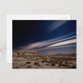 砂漠 |ナバラ・バルデナス砂漠の夜 ポストカード (正面/裏面)