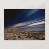 砂漠 |ナバラ・バルデナス砂漠の夜 ポストカード (正面)