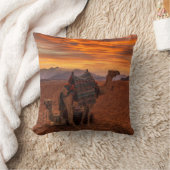 砂漠 |バクトリアン・ラクダ・エジプト・サンドデューン クッション (ブランケット)