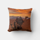 砂漠 |バクトリアン・ラクダ・エジプト・サンドデューン クッション (正面)