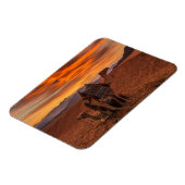 砂漠 |バクトリアン・ラクダ・エジプト・サンドデューン マグネット (左側)