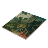 砂漠(パネルの油)のSt Jerome (また見て下さい タイル (側面)