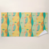 砂漠 ビーチタオル (正面)