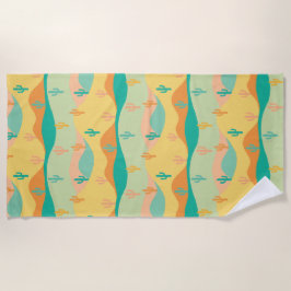 砂漠 ビーチタオル