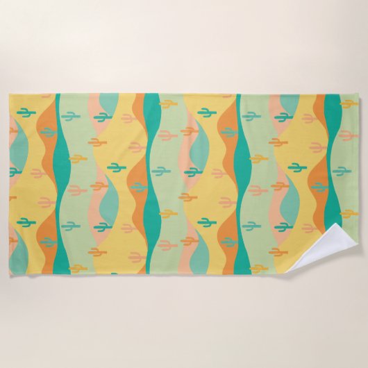 砂漠 ビーチタオル (正面)