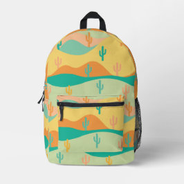砂漠 プリントバックパック