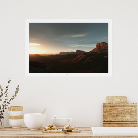 砂漠 ポスター (キッチン)