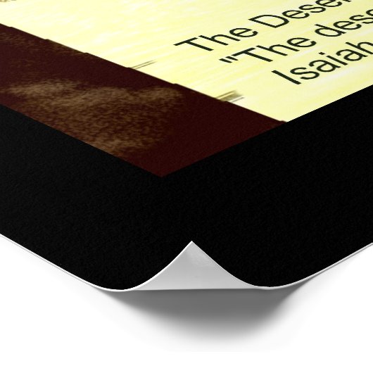 砂漠 ポスター (角)